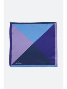 Louis Philippe - Men Multi-Color Colorblock Formal Pocket Square
