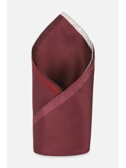 Allen Solly - Men Maroon Casual Pocket Square