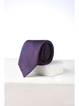 Louis Philippe - Men Navy Blue Printed Tie