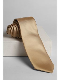 Louis Philippe - Men Beige Solid Tie