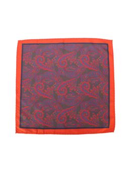 Peter England - Men Multi-Color Printed Business Casual Pocket Square