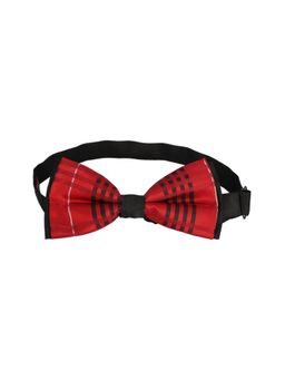 Peter England - Men Printed Red Bow Tie
