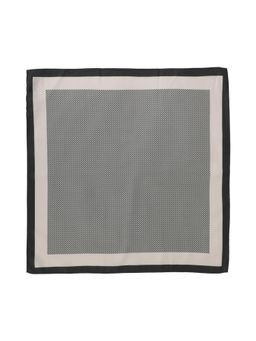 Peter England - Men Grey Printed Casual Pocket Square