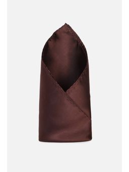 Peter England - Men Brown Solid Formal Pocket Square