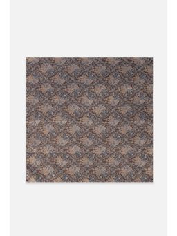 Peter England - Men Brown Embroidered Party Pocket Square