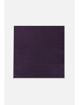 Peter England - Men Purple Embroidered Party Pocket Square