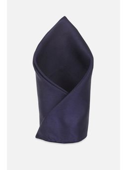 Peter England - Men Navy Blue Textured Formal Pocket Square