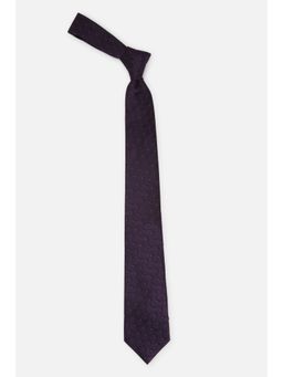 Peter England - Men Purple Embroidered Tie