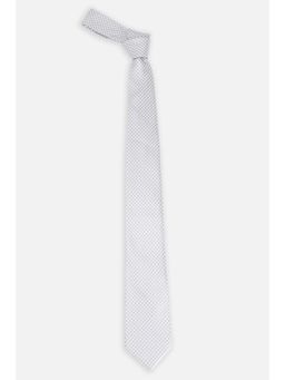 Peter England - Men White Embroidered Tie