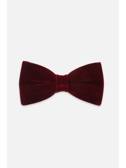 Peter England - Men Maroon Solid Bow Tie