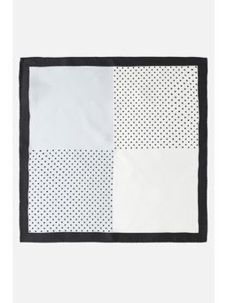 Van Heusen - Men White Printed Casual Pocket Square