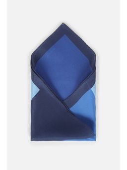Van Heusen - Men Blue Colorblock Casual Pocket Square