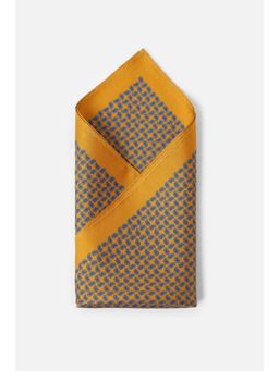 Van Heusen - Men Yellow Printed Casual Pocket Square