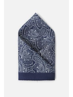 Van Heusen - Men Navy Blue Printed Casual Pocket Square