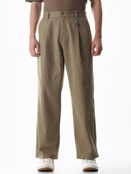 Jack & Jones - Men Brown Loose Fit Casual Trouser