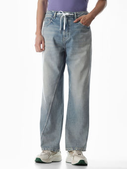 Jack & Jones - Men Loose Fit Blue Jeans