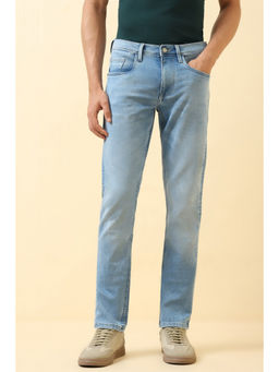 Allen Solly - Men Light Blue Light Wash Jeans