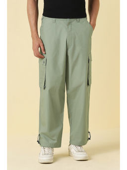 Allen Solly - Men Olive Solid Cargo