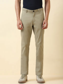 Allen Solly - Men Beige Solid Casual Trouser