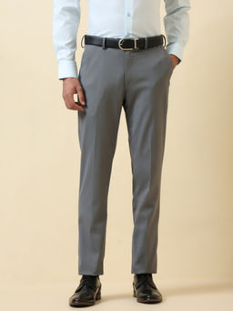 Allen Solly - Men Grey Formal Trouser