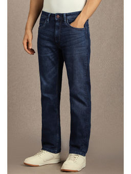 Louis Philippe - Men Navy Blue Light Slim Fit Jeans