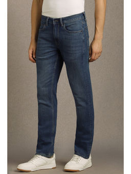 Louis Philippe - Men Navy Blue Mid Slim Fit Jeans