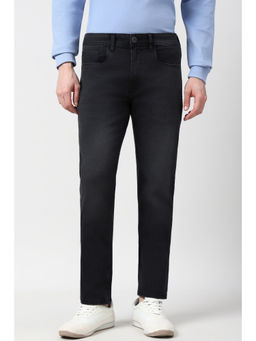 Peter England - Men Black Light Wash Jeans