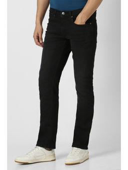 Peter England - Men Black Light Wash Jeans
