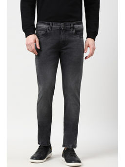 Peter England - Men Grey Light Wash Jeans