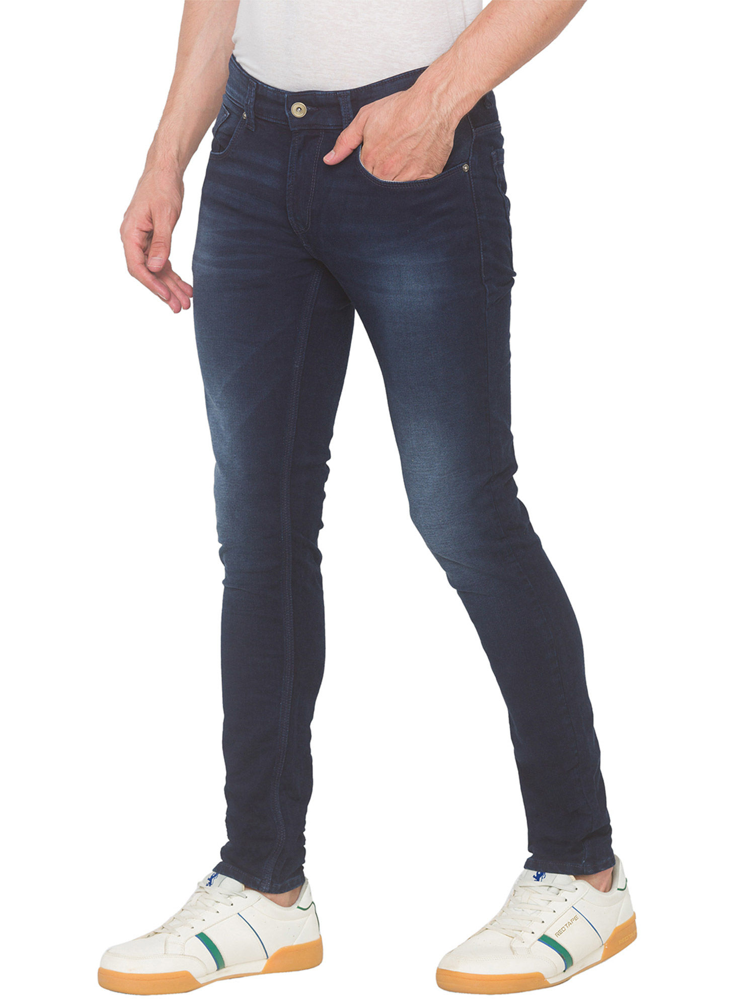 Buy Spykar Men Blue Slim Fit Jeans 