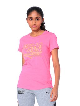 Puma - Womens Graphic II Womens Pink T-Shirts