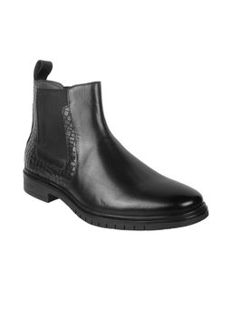 Metro - Men Black Chelsea Boots