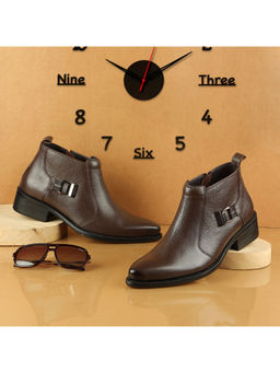 Metro - Men Brown Casual Boots