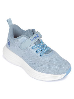LIBERTY - Leap7X Cover-04 Blue Sports Non Lacing Walking Shoes For Kids