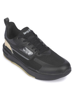 LIBERTY - Leap7X Jeox Black Sports Lacing Running Shoes For Men