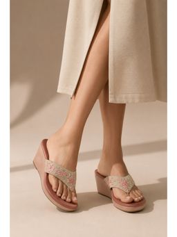 SCENTRA - Womens Wedges Heels Pink