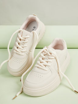 max - Women Perforated Sneakers Pink