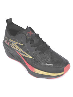 LIBERTY - Leap7X Zlp-Xl-10 Black Sports Lacing Running Shoes For Women