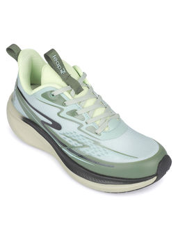 LIBERTY - Leap7X Zlp-Xm-52 Olive Green Sports Lacing Running Shoes For Men