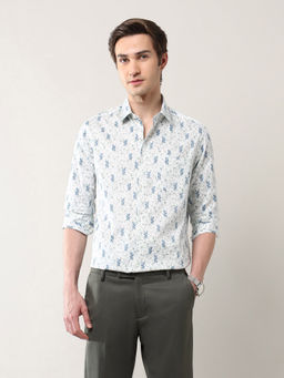 Arrow - Men's Manhattan Slim Fit Pure Cotton Shirt