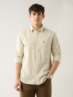 Arrow Sports - Men's Self Design Slim Fit Dobby Shirt
