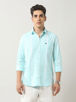 Arrow Sports - Men's Vertical Striped Pure Cotton Shirt