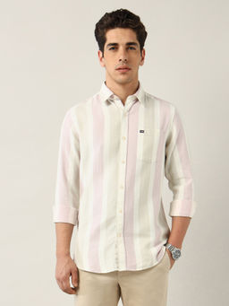 Arrow Sports - Men's Vertical Striped Slim Fit Shirt