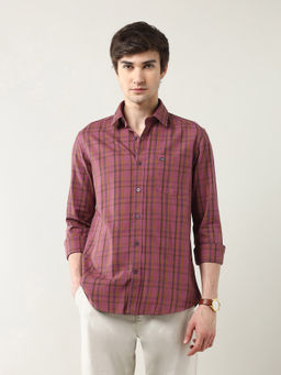 Arrow Sports - Men's Plaid Checked Twill Shirt