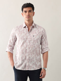 Arrow Sports - Men's Floral Printed Twill Shirt