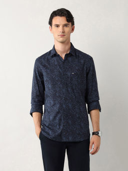 Arrow Sports - Men's Floral Printed Pure Cotton Shirt