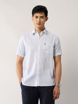 Arrow Sports - Men's Vertical Striped Regular Fit Shirt