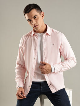 Tommy Hilfiger - Solid Regular Fit Cotton Shirt