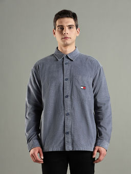 Tommy Hilfiger - Solid Oversized Fit Cotton Shirt