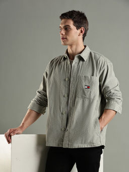 Tommy Hilfiger - Solid Oversized Fit Cotton Shirt
